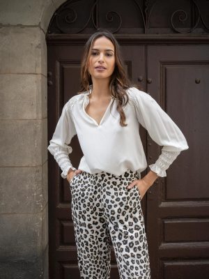 Constance Silk Blouse - Off White